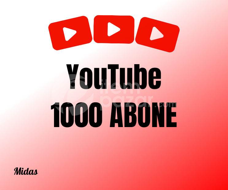 YouTube 1000 Gerçek Abone (Hızlı Teslimat)