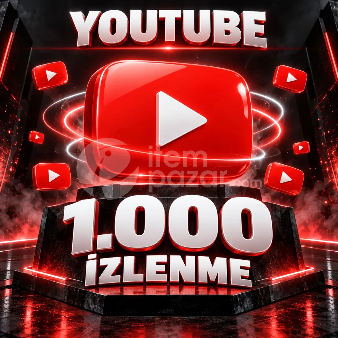⭐ YouTube 1.000 İzlenme | Garantili ⭐