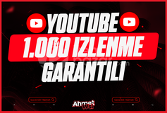 Youtube 1.000 İzlenme Garantili