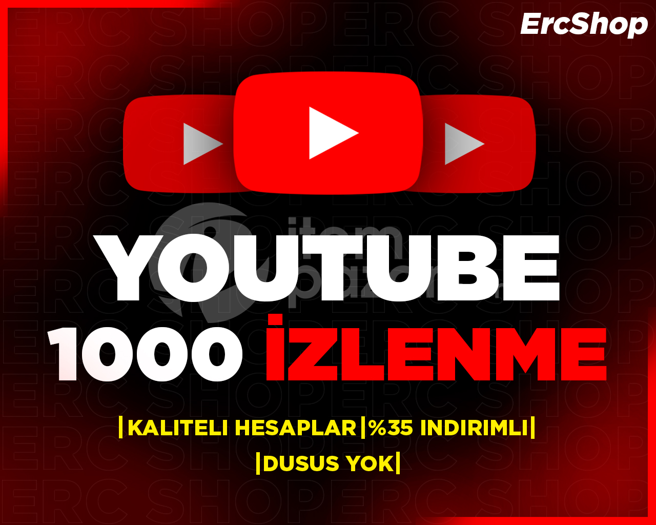 YouTube 1000 Türk İzlenme KALİTELİ