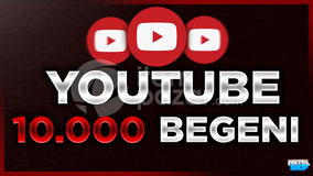 ⭐Youtube 10000 Beğeni