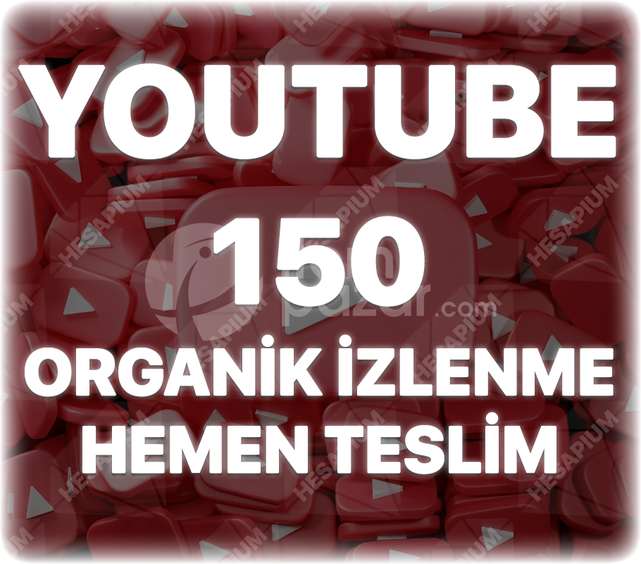 Youtube 150 Organik İzlenme