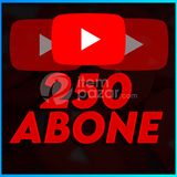 YouTube 250 Gerçek Abone - Anında Teslim