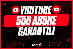 YouTube 500 Abone Garantili