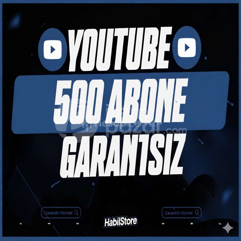 ⭐YOUTUBE 500 ABONE GARANTİSİZ⭐