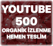 Youtube 500 İzlenme - Düşüş Yok