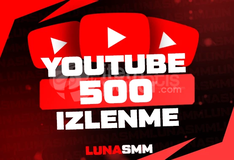 [YouTube] 500 İzlenme (Kalıcı)