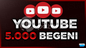 ⭐Youtube 5000 Beğeni