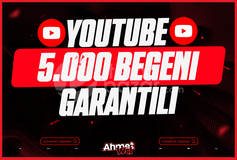Youtube 5.000 Beğeni Garantili