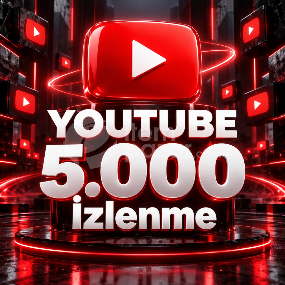 ⭐ YouTube 5.000 İzlenme | Garantili ⭐