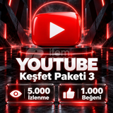 ⚡ YouTube Keşfet Paketi 3 | Garantili ⚡