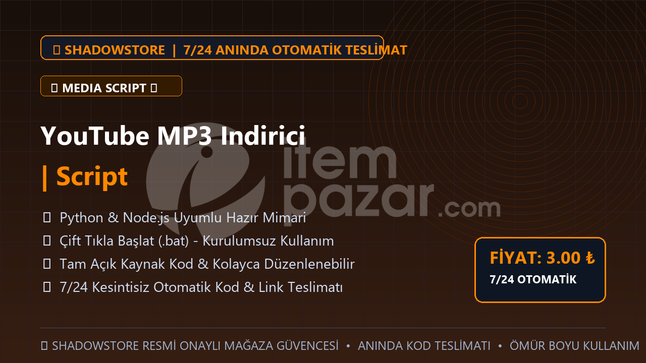 YouTube MP3 Indirici | Script | #044