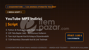 YouTube MP3 Indirici | Script | #044