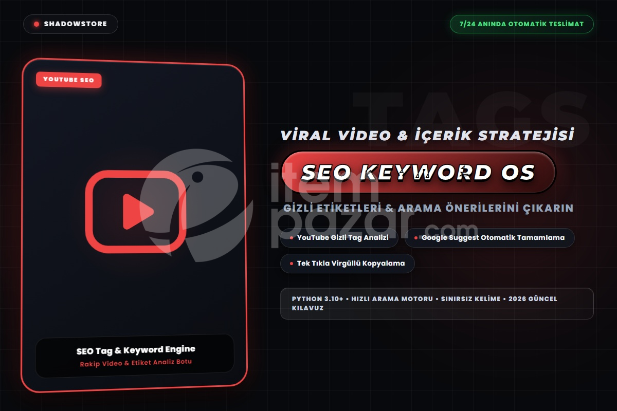 YouTube ve Web SEO Etiket ve Anahtar Kelime Çı