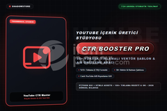 YouTube Yüksek CTR Thumbnail Tasarım Kiti - 50