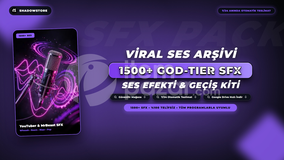 YouTuber 1500 SFX Kiti | Ses Efektleri