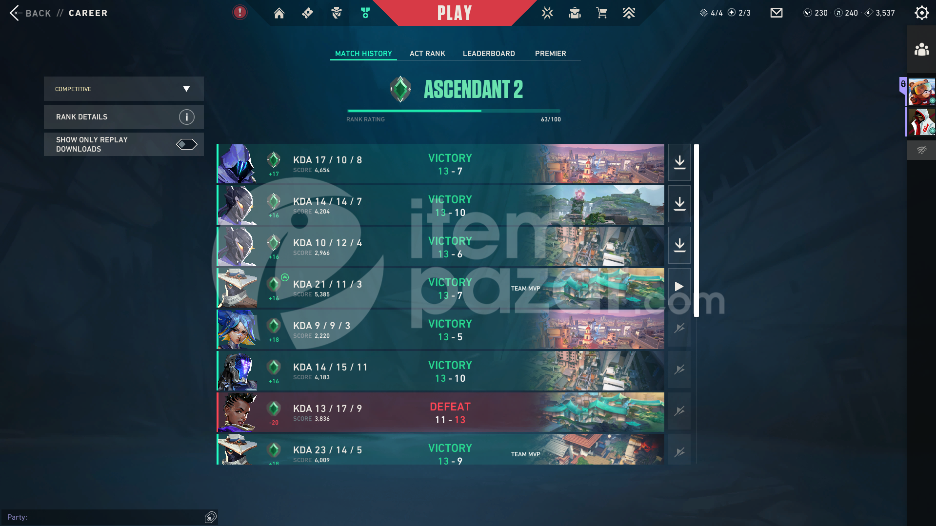 YÜCE 2-1 VANDAL 1 PHANTOM
