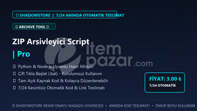 ZIP Arsivleyici Script | Pro | #086