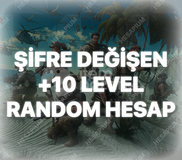 ZULA ŞİFRE DEĞİŞEN 10-150 LEVEL RANDOM HESAP 